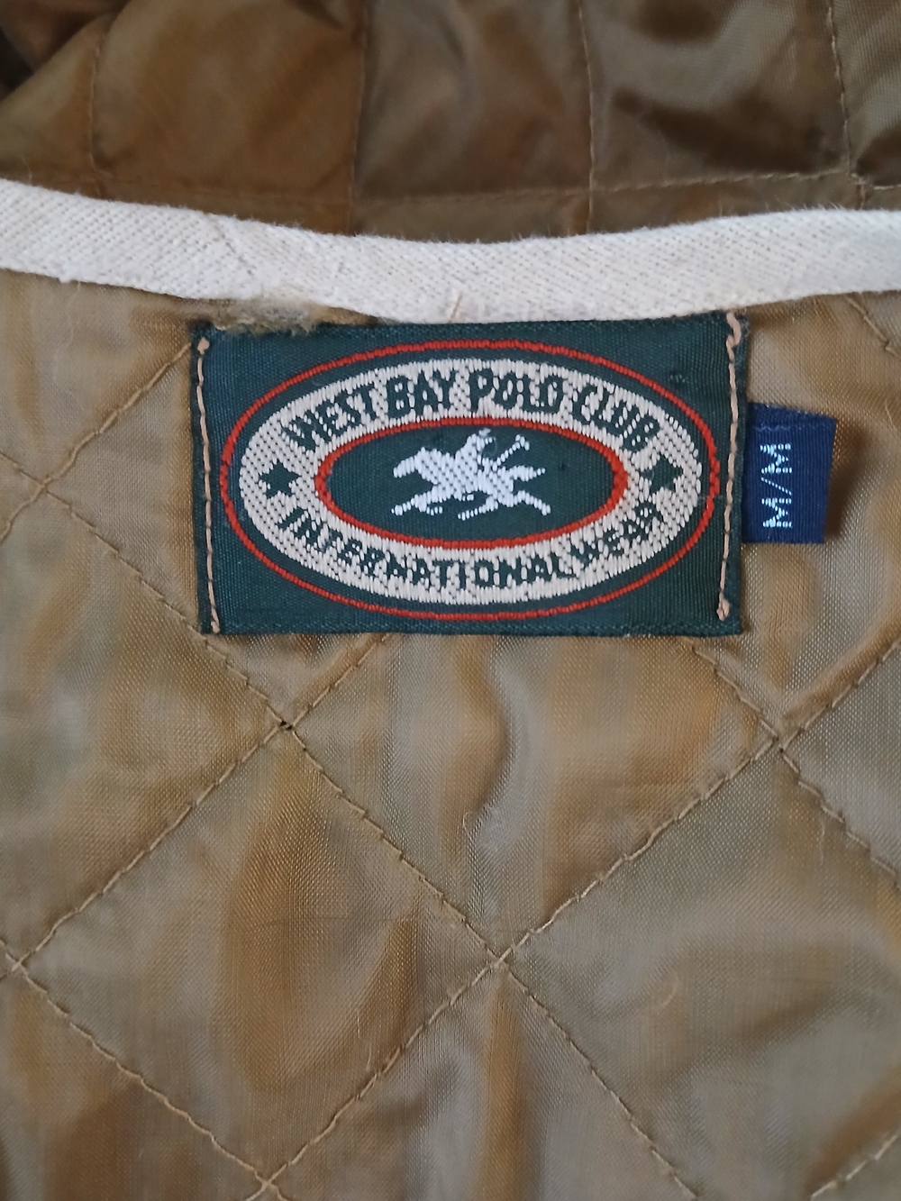 Men's Beige Utility Fishing Vest with Brown Trim - Picture 4 of 9